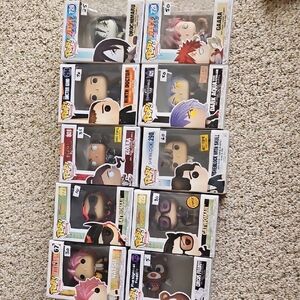 Funko Pop! Vinyl Figures Lot - White, Black, Purple Accents